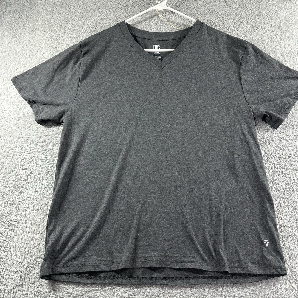 Frye Shirt Mens XL Tee V Neck Blank‎ Minimalist Essential Outdoors Lightweight